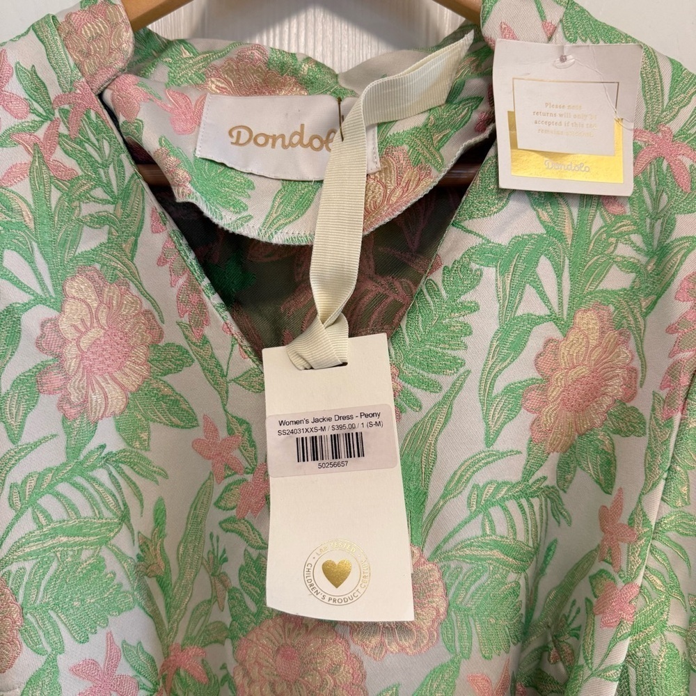 NWT Dondolo Jackie Dress Peony XXS-M - Picture 10 of 12